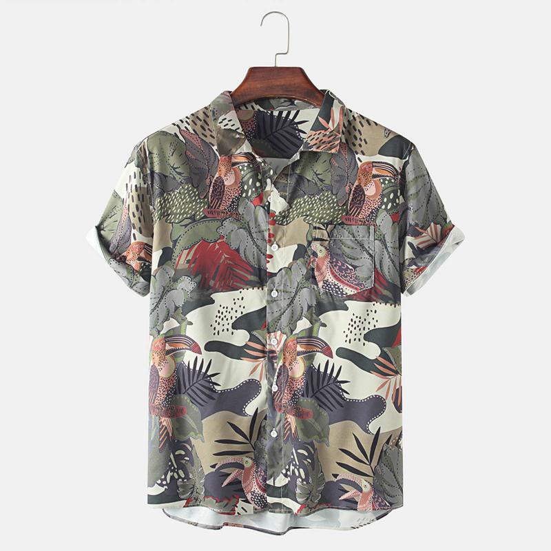 Men' Casual Shirts Printing Men Hawaiian Shirt Summer Tropical Short Sleeve Vacation 2021 Lapel Button Male Beach Streetwear Camisas, Multi
Men' Casual Shirts Printing Men Hawaiian Shirt Summer Tropical Short Sleeve Vacation 2021 Lapel Button Male Beach Streetwear Camisas, Multi