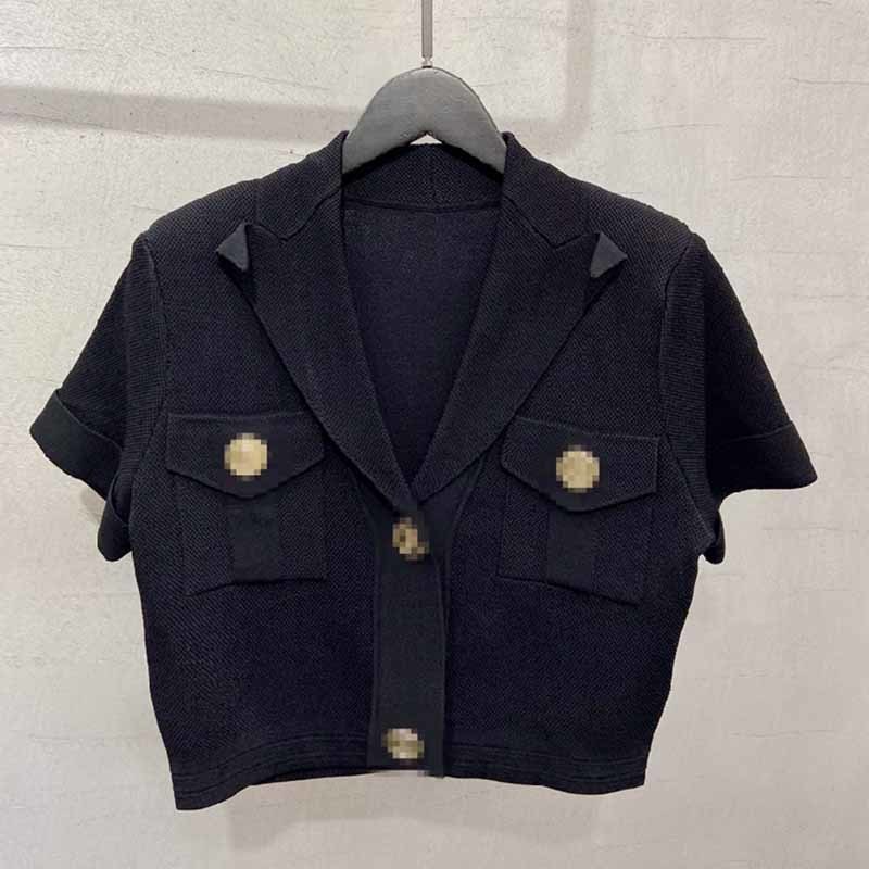 Casual Solid Shirt For Women Lapel Short Sleeve Patchwork Pockets Slim Blouses Female Summer Fashion Clothing Style 210524