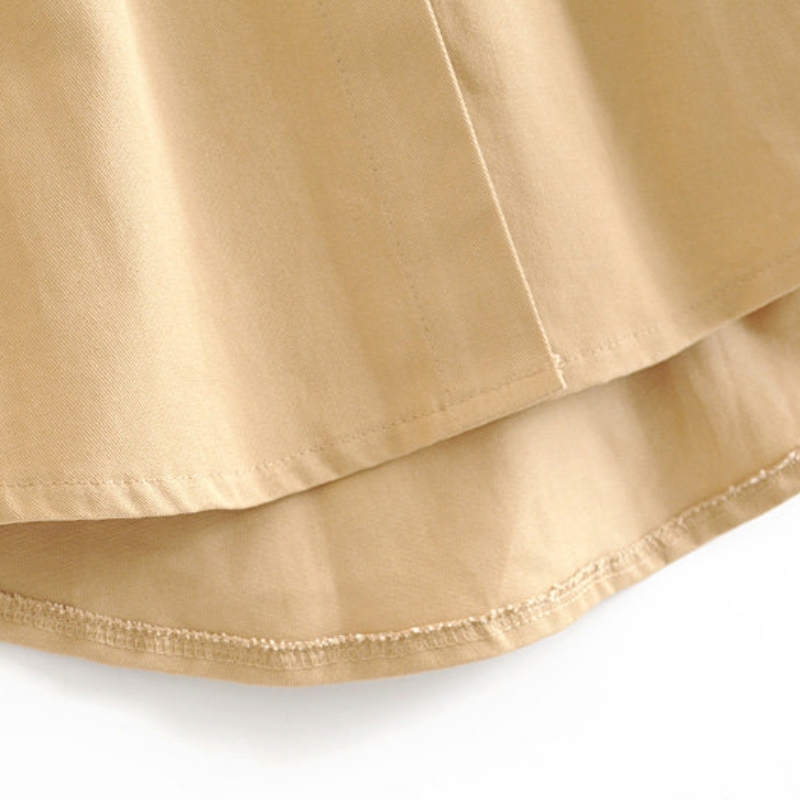 Solid Women Patch Pocket Sashes Oversize Shirt Leisure Lady Long Sleeves Blouse Autumn Female Loose Tops S6071 210430Z