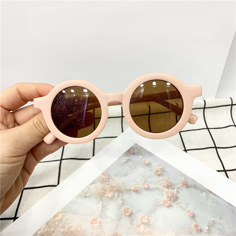 Fashion Korean Kids Sunglasses Lovely Dull Polish Girls Boys Sunglass Ultraviolet-proof Infant Glasses Eyewear Child Shades Gafas Gift Wholesale Z2603