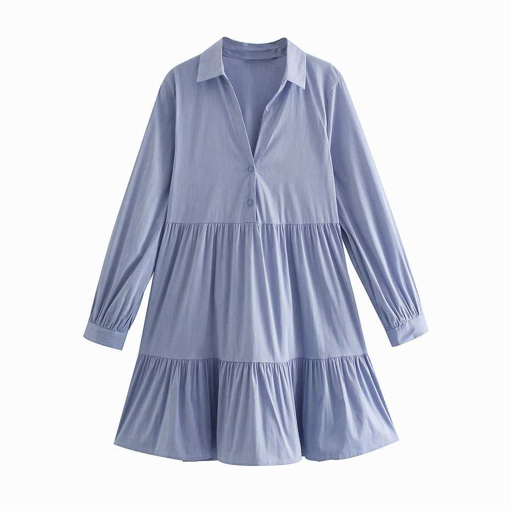 Women Dress Spring Fashion Long Sleeve Modern Lady Cascading Ruffles Dresses Vestido 210602, Blue
Women Dress Spring Fashion Long Sleeve Modern Lady Cascading Ruffles Dresses Vestido 210602, Blue