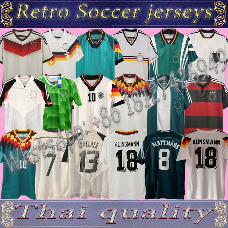 1990 1994 1988 Retro Littbarski BALLACK Soccer Jersey KLINSMANN Matthias 1998 2014 shirts KALKBRENNER Football Germany 1996 2004 Möller Bier, Black;yellow
1990 1994 1988 Retro Littbarski BALLACK Soccer Jersey KLINSMANN Matthias 1998 2014 shirts KALKBRENNER Football Germany 1996 2004 Möller Bier, Black;yellow
