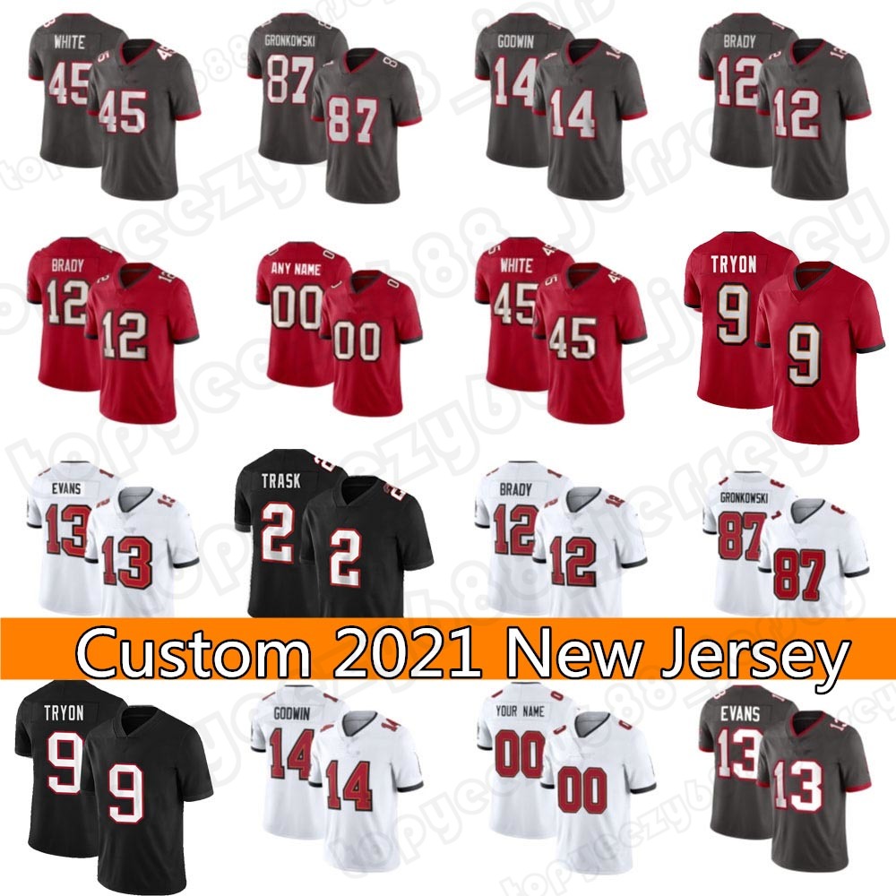 2 Kyle Trask Tom Brad Tampa Custom Bays Mens Buccaneer 9 Joe Tryon Football Jerseys 13 Mike Evans 87 Rob Gronkowski Women Jason Pierre-Paul Youth La 2 Kyle Trask Tom Brad Tampa Custom Bays Mens Buccaneer 9 Joe Tryon Football Jerseys 13 Mike Evans 87 Rob Gronkowski Women Jason Pierre-Paul Youth La