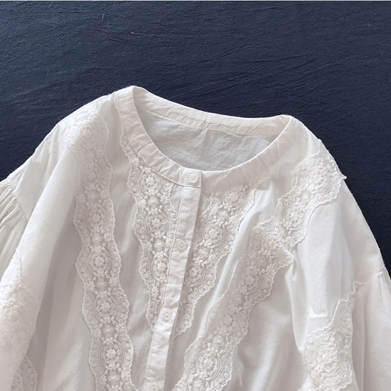 Women's Blouses & Shirts Lamtrip Fairy Lilita Lace Stitch O-Neck Long Sleeve White Shirt Blouse 2021 Summer 7WD4
Women's Blouses & Shirts Lamtrip Fairy Lilita Lace Stitch O-Neck Long Sleeve White Shirt Blouse 2021 Summer 7WD4