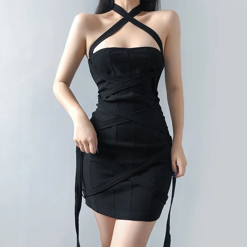 Sexy Bandage Women Mini Dress Summer Black Off Shoulder Party Dress Fashion European Style Backless Zipper Female Vestidos, Black;gray
Sexy Bandage Women Mini Dress Summer Black Off Shoulder Party Dress Fashion European Style Backless Zipper Female Vestidos, Black;gray