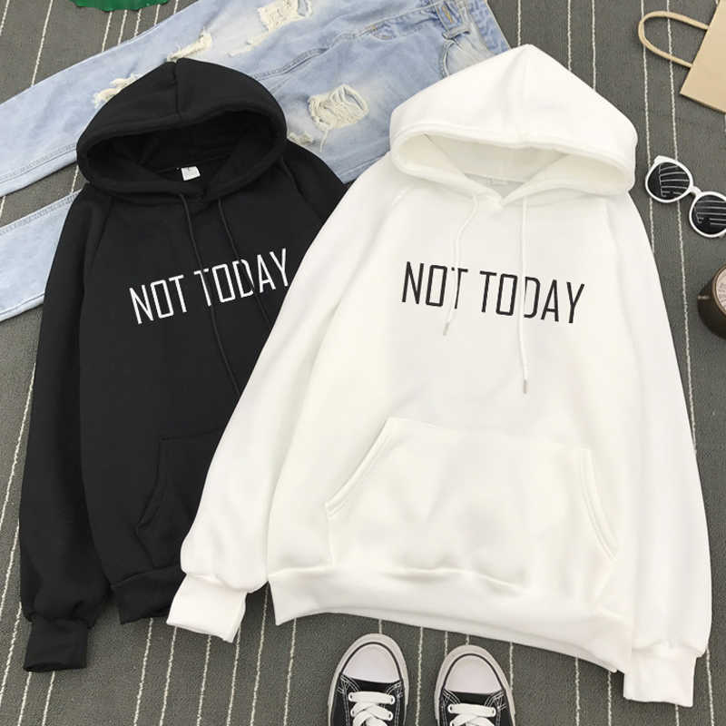 NOT TODAY Letter printed fashion winter plus velvet size female casual Harajuku Vintage loose long sleeve hooded sweatshirt 210608, Hei01
NOT TODAY Letter printed fashion winter plus velvet size female casual Harajuku Vintage loose long sleeve hooded sweatshirt 210608, Hei01