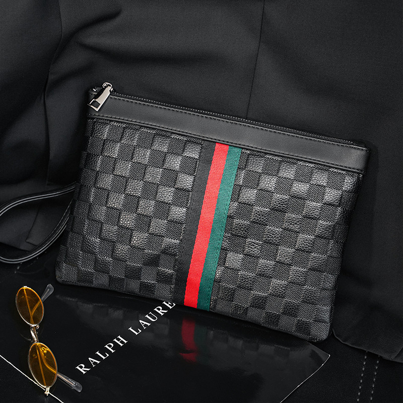 Wallet 2021 Korean Leisure Hand Bag Fashion Trend Men's and Women's Lattice Stripe File, Red;black
Wallet 2021 Korean Leisure Hand Bag Fashion Trend Men's and Women's Lattice Stripe File, Red;black
