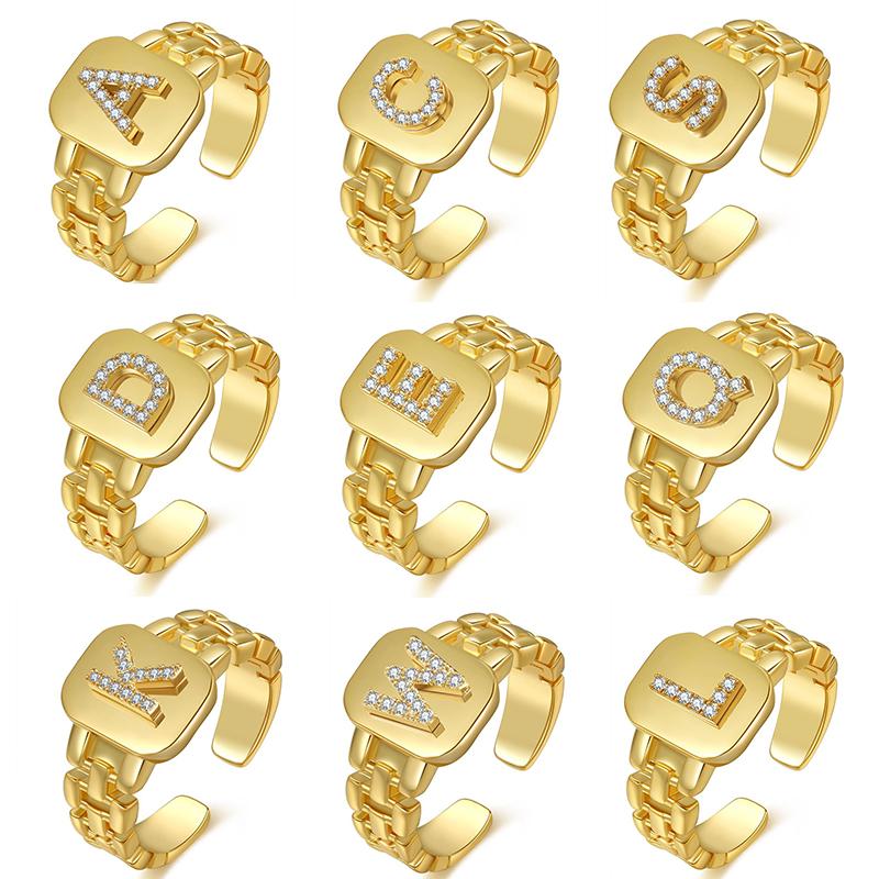 A-Z Alphabet Initials CZ Women Ring Letters Gold Color Open Cuff Lady Finger Wedding Punk Chunky Adjustable Signet Trendy Rings
A-Z Alphabet Initials CZ Women Ring Letters Gold Color Open Cuff Lady Finger Wedding Punk Chunky Adjustable Signet Trendy Rings
