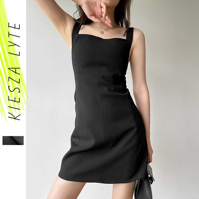 Summer Black Dress for Women Slim Short Sleeveless Square Collar Dresses Female Base Casual Sexy Mini 210608
Summer Black Dress for Women Slim Short Sleeveless Square Collar Dresses Female Base Casual Sexy Mini 210608