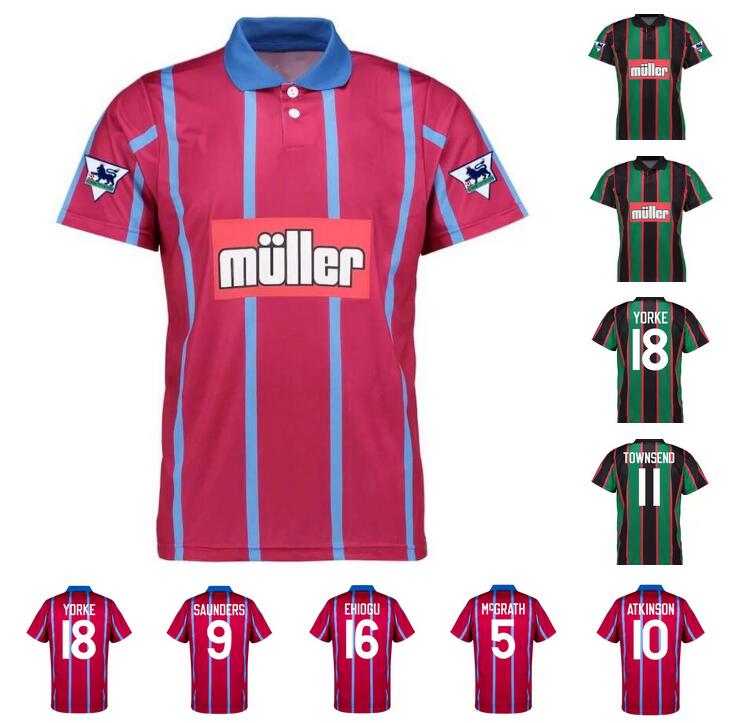 1993 1995 Villa retro soccer jersey 93 94 95 Aston McGrath Houghton RICHARDSON SAUNDERS YORKE EHIOGU classic vintage football shirt, Black
1993 1995 Villa retro soccer jersey 93 94 95 Aston McGrath Houghton RICHARDSON SAUNDERS YORKE EHIOGU classic vintage football shirt, Black