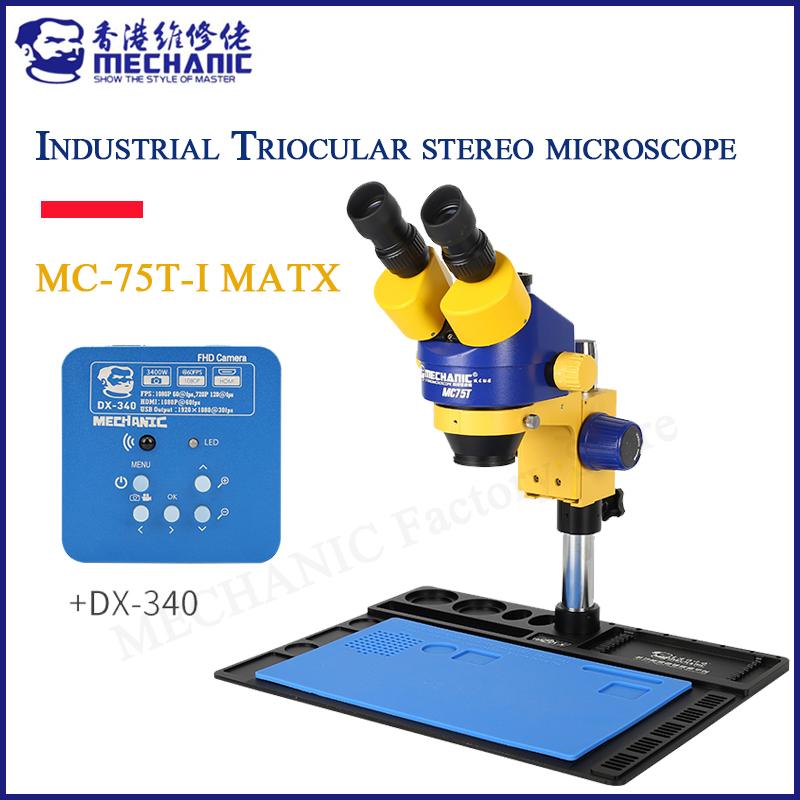 Power Tool Sets MECHANIC MC75T-iMatX Large Wide-angle Lifting 7-45X Trinocular Stereo Microscope HD Camera For Mobile Phone Repair
Power Tool Sets MECHANIC MC75T-iMatX Large Wide-angle Lifting 7-45X Trinocular Stereo Microscope HD Camera For Mobile Phone Repair