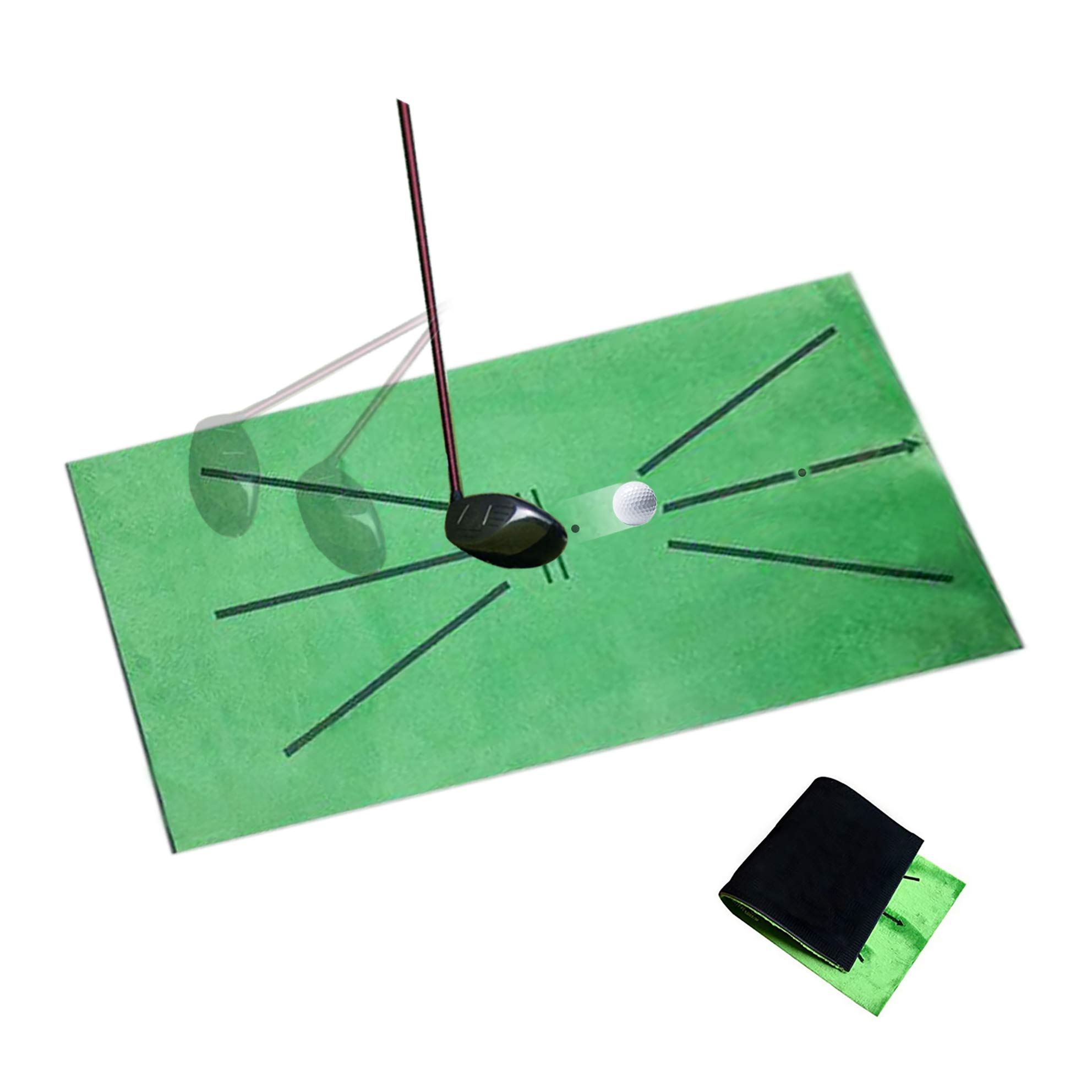 Soft Golf Swing Hitting Mat Portable Fold Track Detection Pad Batting Training Trajectory Cushion Trainer for Indoor Outdoor Office Game Gifts
Soft Golf Swing Hitting Mat Portable Fold Track Detection Pad Batting Training Trajectory Cushion Trainer for Indoor Outdoor Office Game Gifts