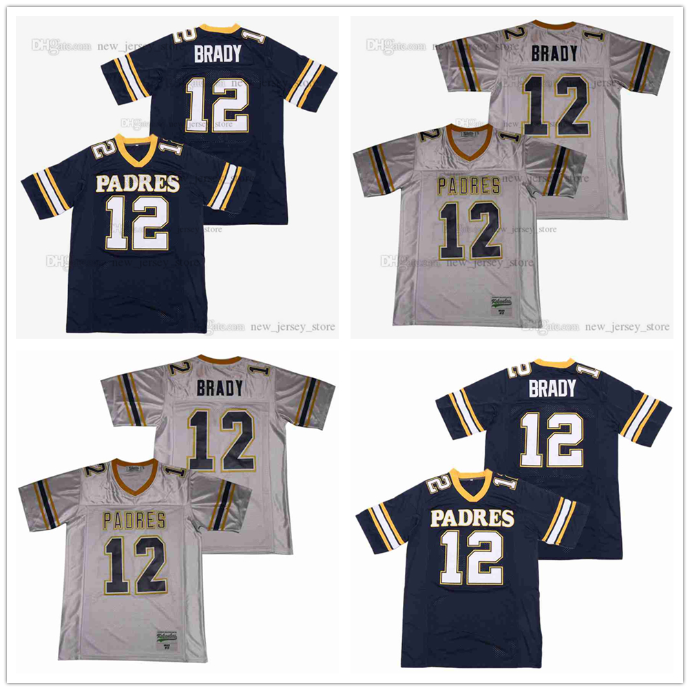 Movie Tom Brady 12 Junipero Serra Padres High School Jersey Custom DIY Design Stitched College Football Jerseys, Same as picture
Movie Tom Brady 12 Junipero Serra Padres High School Jersey Custom DIY Design Stitched College Football Jerseys, Same as picture