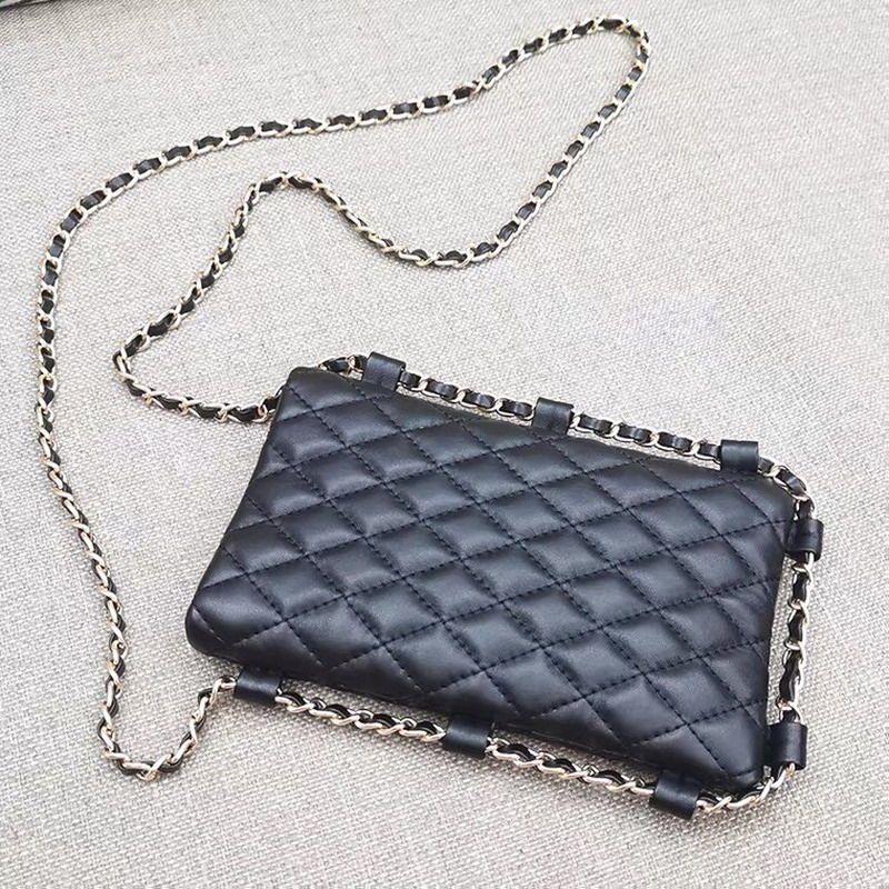 Fashion Women balck rhombus cosmetic bag mobile phone bag golden chain storage bag for ladies collect Fashion items vip gift
Fashion Women balck rhombus cosmetic bag mobile phone bag golden chain storage bag for ladies collect Fashion items vip gift