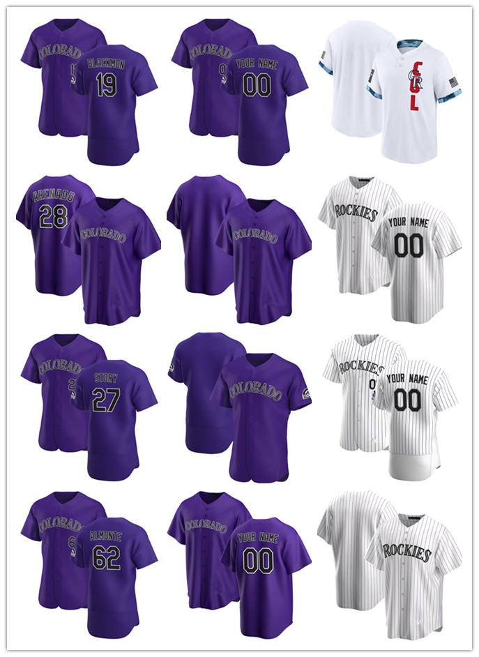 Custom Jersey Mens women Youth ColoradoRockies28 Nolan Arenado 62 Yency Almonte 19 Charlie Blackmon 27 Trevor Story Baseball Jerseys, Color
Custom Jersey Mens women Youth ColoradoRockies28 Nolan Arenado 62 Yency Almonte 19 Charlie Blackmon 27 Trevor Story Baseball Jerseys, Color