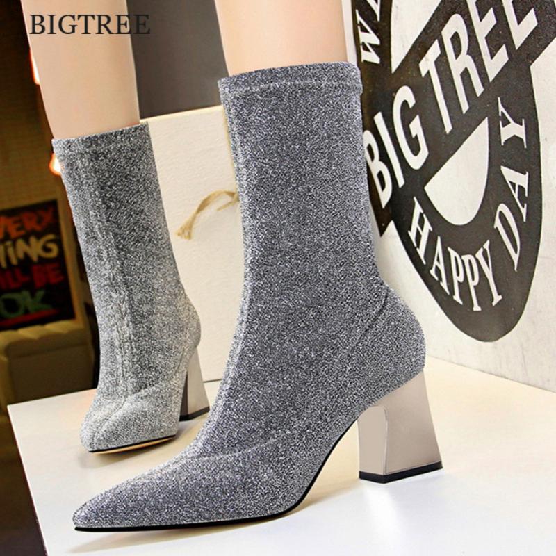 Boots Size 40 Sequined Cloth Sexy Sock 2021 Autumn Metal High Heels Women Silver Elastic Pointed Toe Fashion Female Shoes, Black
Boots Size 40 Sequined Cloth Sexy Sock 2021 Autumn Metal High Heels Women Silver Elastic Pointed Toe Fashion Female Shoes, Black