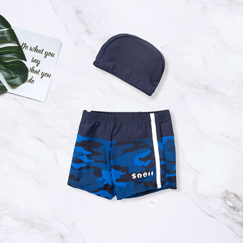 style boy's Boxer Shorts swimming trunks middle school children's swimsuit equipment, Blue
style boy's Boxer Shorts swimming trunks middle school children's swimsuit equipment, Blue