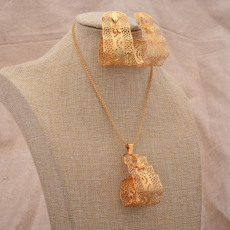 Earrings & Necklace Luxury Dubai Ethiopian Gold Color Jewelry Sets For Women Charm With Ring African Ball Bride Party Gifts, Silver
Earrings & Necklace Luxury Dubai Ethiopian Gold Color Jewelry Sets For Women Charm With Ring African Ball Bride Party Gifts, Silver