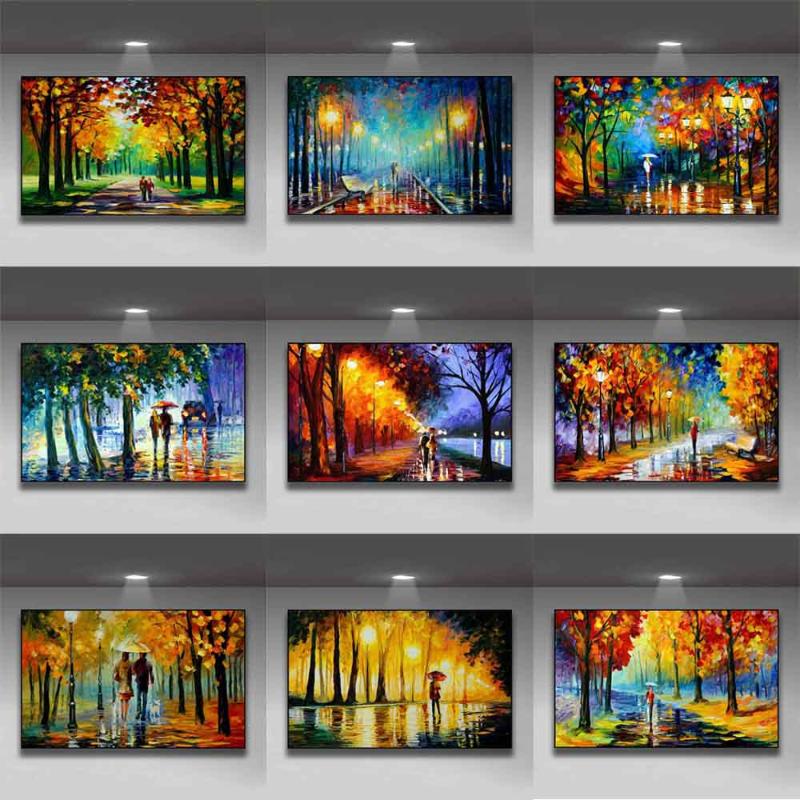Paintings Landscape Oil Painting Rain Light Street Scenery Lovers Art Canvas Living Room Corridor Office Home Decoration Mural
Paintings Landscape Oil Painting Rain Light Street Scenery Lovers Art Canvas Living Room Corridor Office Home Decoration Mural