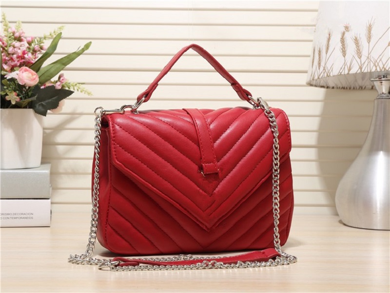 classic Luxury European and American fashion women's bag handbag shoulder crossbody totes V pattern PU, Don't chose 
classic Luxury European and American fashion women's bag handbag shoulder crossbody totes V pattern PU, Don't chose