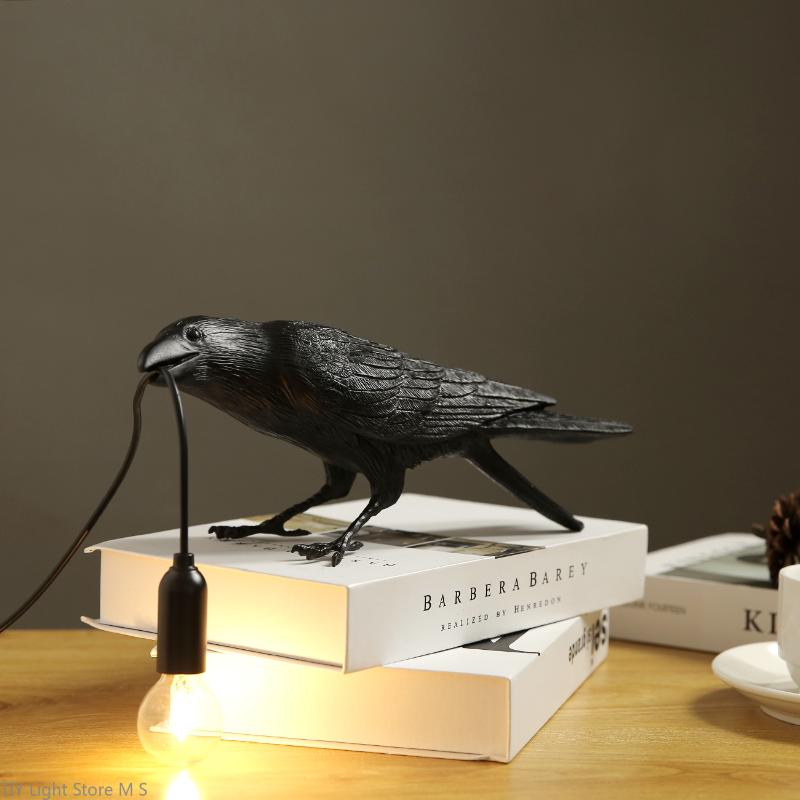 Night Lights Nordic Bird Table Lamp Modern Ligh Led Desk Lucky Living Room Bedroom Bedside Raven Home Decor Fixture
Night Lights Nordic Bird Table Lamp Modern Ligh Led Desk Lucky Living Room Bedroom Bedside Raven Home Decor Fixture