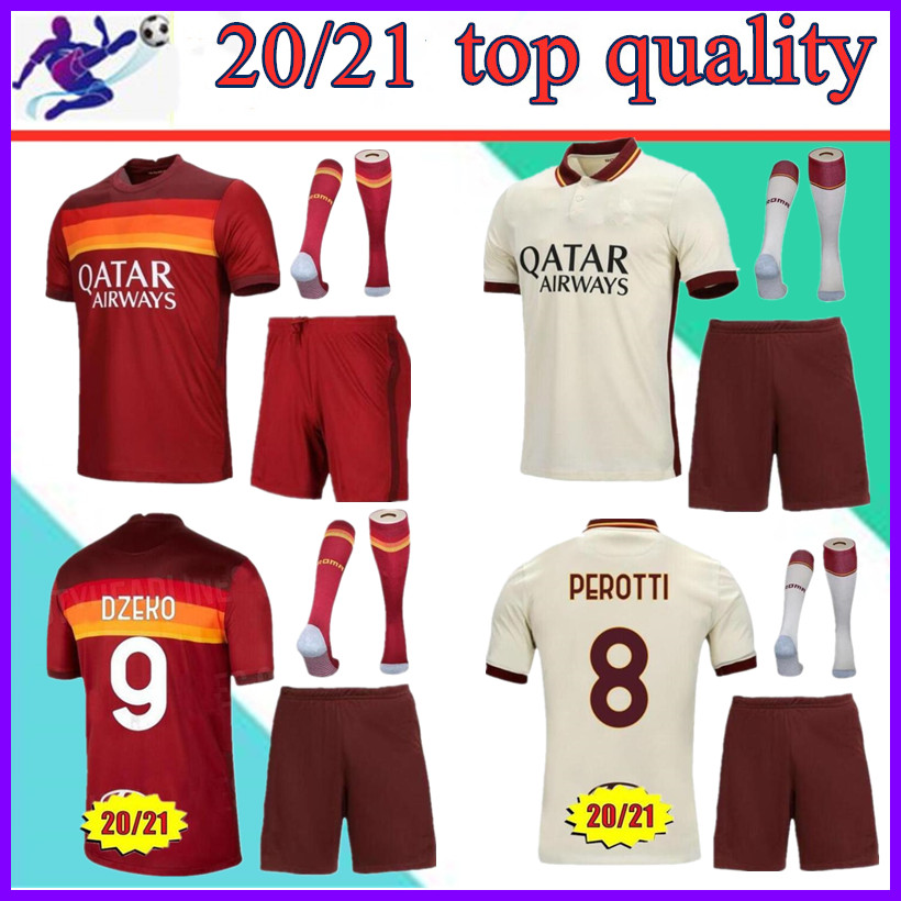 Roma Home away soccer Jerseys kit with socks 21 DZEKO PEROTTI TOTTI DE.ROSSI Camiseta football Shirt
Roma Home away soccer Jerseys kit with socks 21 DZEKO PEROTTI TOTTI DE.ROSSI Camiseta football Shirt