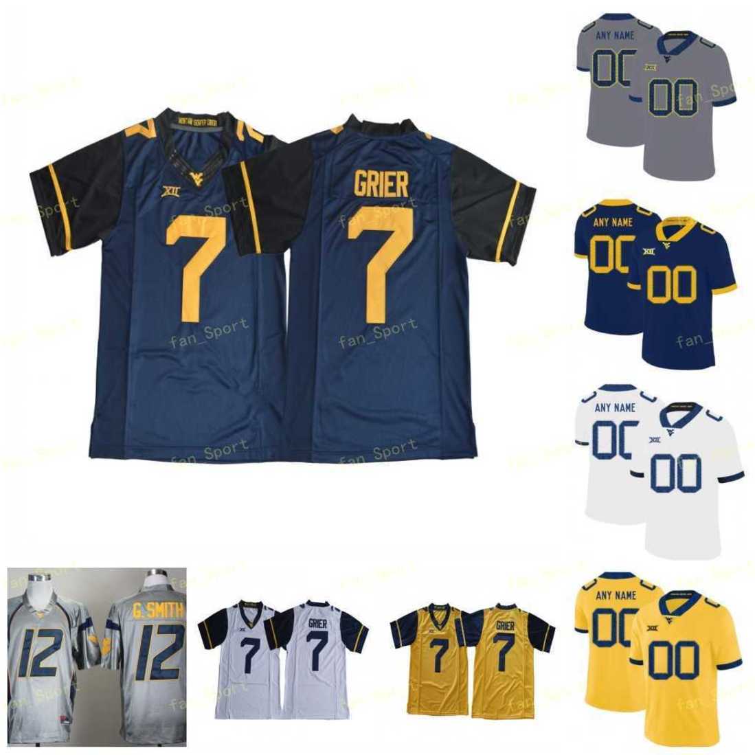West Virginia Mountaineers WVU Football Jersey NCAA College 7 Will Grier 1 T.J. Simmons 15 George Campbell 32 Martell Pettaway 18 Sean Ryan 14 Tevin Bush, As
West Virginia Mountaineers WVU Football Jersey NCAA College 7 Will Grier 1 T.J. Simmons 15 George Campbell 32 Martell Pettaway 18 Sean Ryan 14 Tevin Bush, As