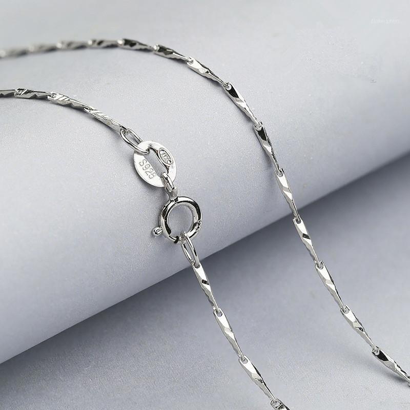 Sterling Silver Women Necklace 40CM/45CM Chain Solid 925 White Gold Color Female Jewelry Chains
Sterling Silver Women Necklace 40CM/45CM Chain Solid 925 White Gold Color Female Jewelry Chains