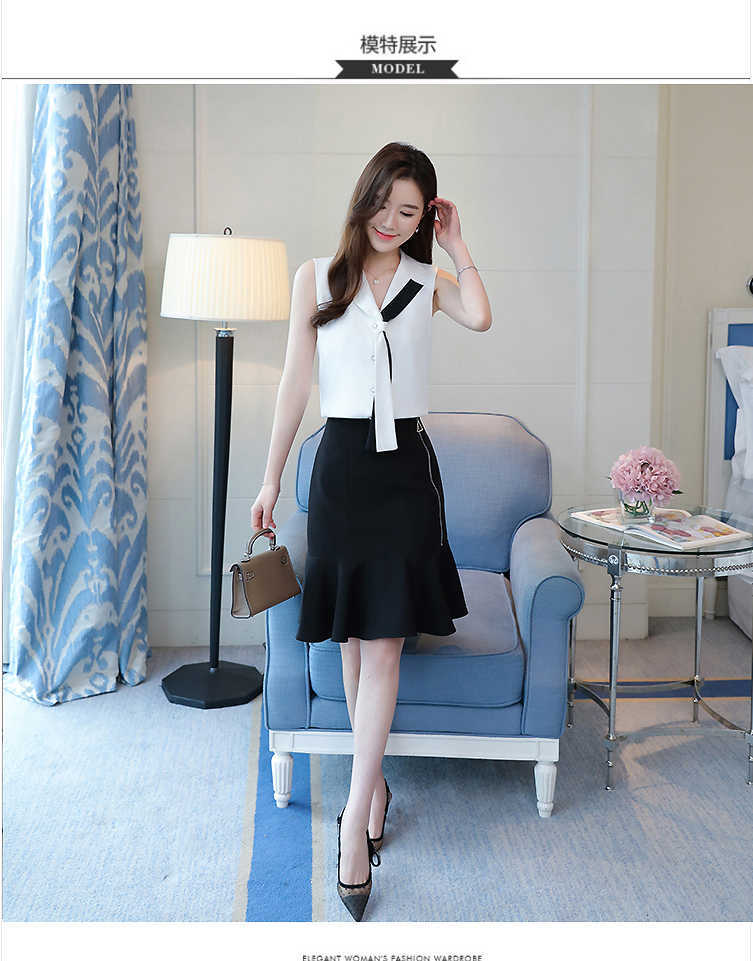 Korean Fashion Summer Chiffon Women Shirts White Sleeveless Blouses Ladies Plus Size XXL s Tops and 210531
