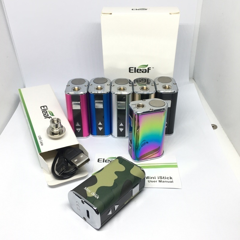 Mini iStick Box Mod 1050mAh Variable Voltage Battery 7 Colors With 510 Adapter USB Cable OLED Screen Eleaf 10W For Thick Oil Cartridges
Mini iStick Box Mod 1050mAh Variable Voltage Battery 7 Colors With 510 Adapter USB Cable OLED Screen Eleaf 10W For Thick Oil Cartridges