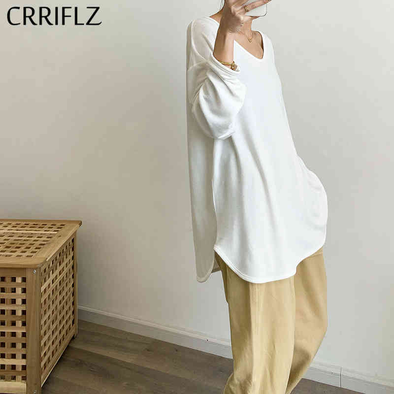 Autumn O-neck Casual T shirt Top Women Solid Full Sleeve Cotton CRRIFLZ 210520, Dark grey
Autumn O-neck Casual T shirt Top Women Solid Full Sleeve Cotton CRRIFLZ 210520, Dark grey