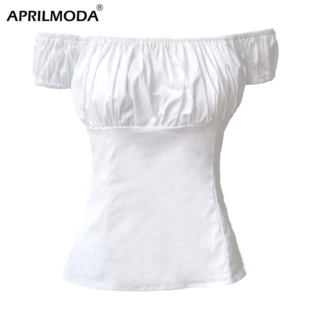 Summer White Cotton Vintage Blouse 1950s Solid Tops Slash Neck Puff Sleeve 50s Retro Shirts Slim Fit Womens Clothing
Summer White Cotton Vintage Blouse 1950s Solid Tops Slash Neck Puff Sleeve 50s Retro Shirts Slim Fit Womens Clothing