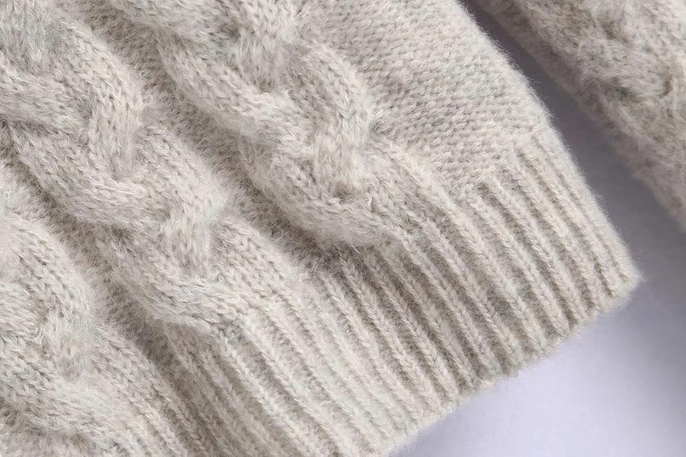 Women O Neck Flower Embroidery Shawl Knitting Short Sweater Female Long Sleeve Pullover Casual Lady Loose Tops SW1073 210430