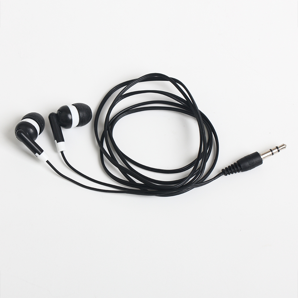 Earphones Headset 3.5mm Plug Disposable Earbuds for School Gift Museum Concert MP3 MP4 Mobile Phone DZ03