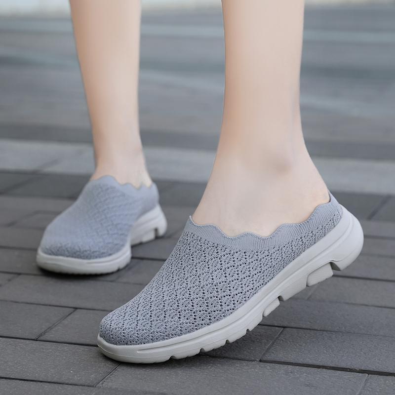 Slippers Women Flats Walking Shoes Fashion Comfortable Half Ladies Casual Slip On Solid Color Light Breathable, Black
Slippers Women Flats Walking Shoes Fashion Comfortable Half Ladies Casual Slip On Solid Color Light Breathable, Black