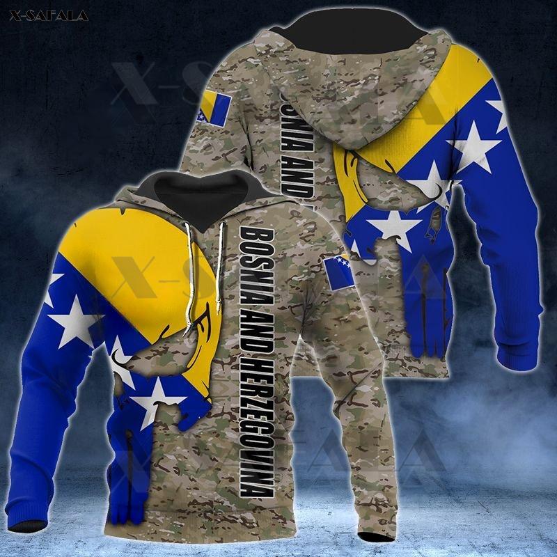 Men's Hoodies & Sweatshirts BOSNIA HERZEGOVINA SKULL CAMO Army Printed Zipper Hoodie Man Pullover Sweatshirt Hooded Jacket Jersey Tracksuits, Black
Men's Hoodies & Sweatshirts BOSNIA HERZEGOVINA SKULL CAMO Army Printed Zipper Hoodie Man Pullover Sweatshirt Hooded Jacket Jersey Tracksuits, Black