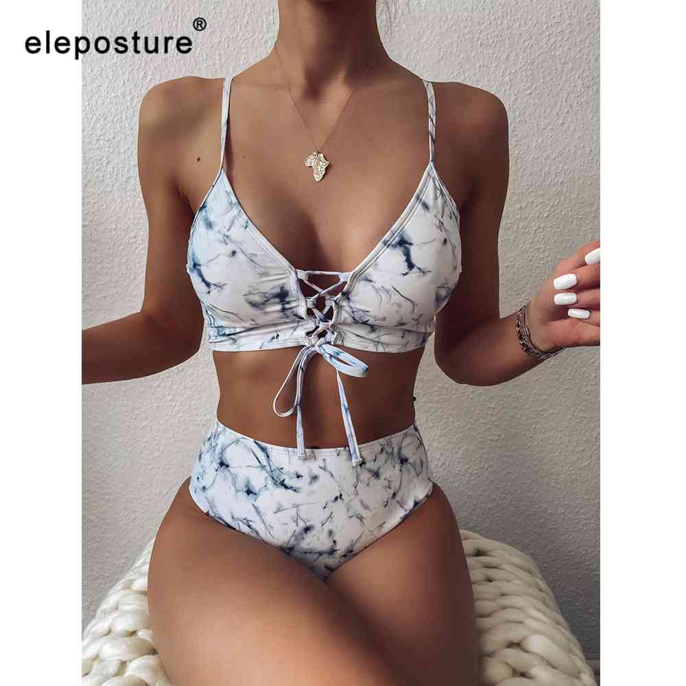 Sexy High Waist Bikini Swimwear Women Swimsuit Bandage Set Print Bathing Suit Summer Beach Wear Swimming XL 210521, White
Sexy High Waist Bikini Swimwear Women Swimsuit Bandage Set Print Bathing Suit Summer Beach Wear Swimming XL 210521, White