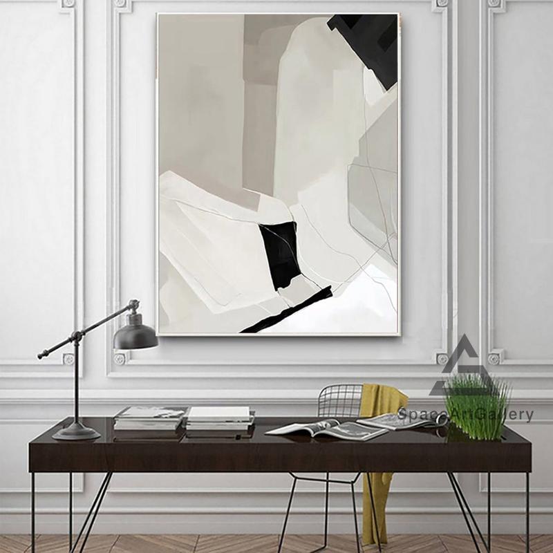 Paintings Large Milimalist Abstract Painting Beige White On Canvas Textured Black Art Living Room Decor
Paintings Large Milimalist Abstract Painting Beige White On Canvas Textured Black Art Living Room Decor