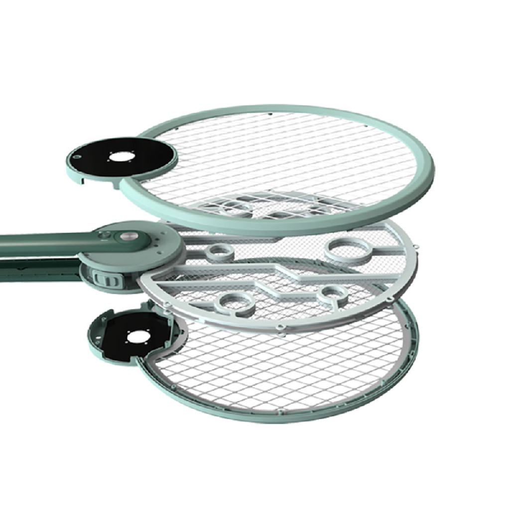 2200V Mini USB Rechargeable Fly Swatter Trap