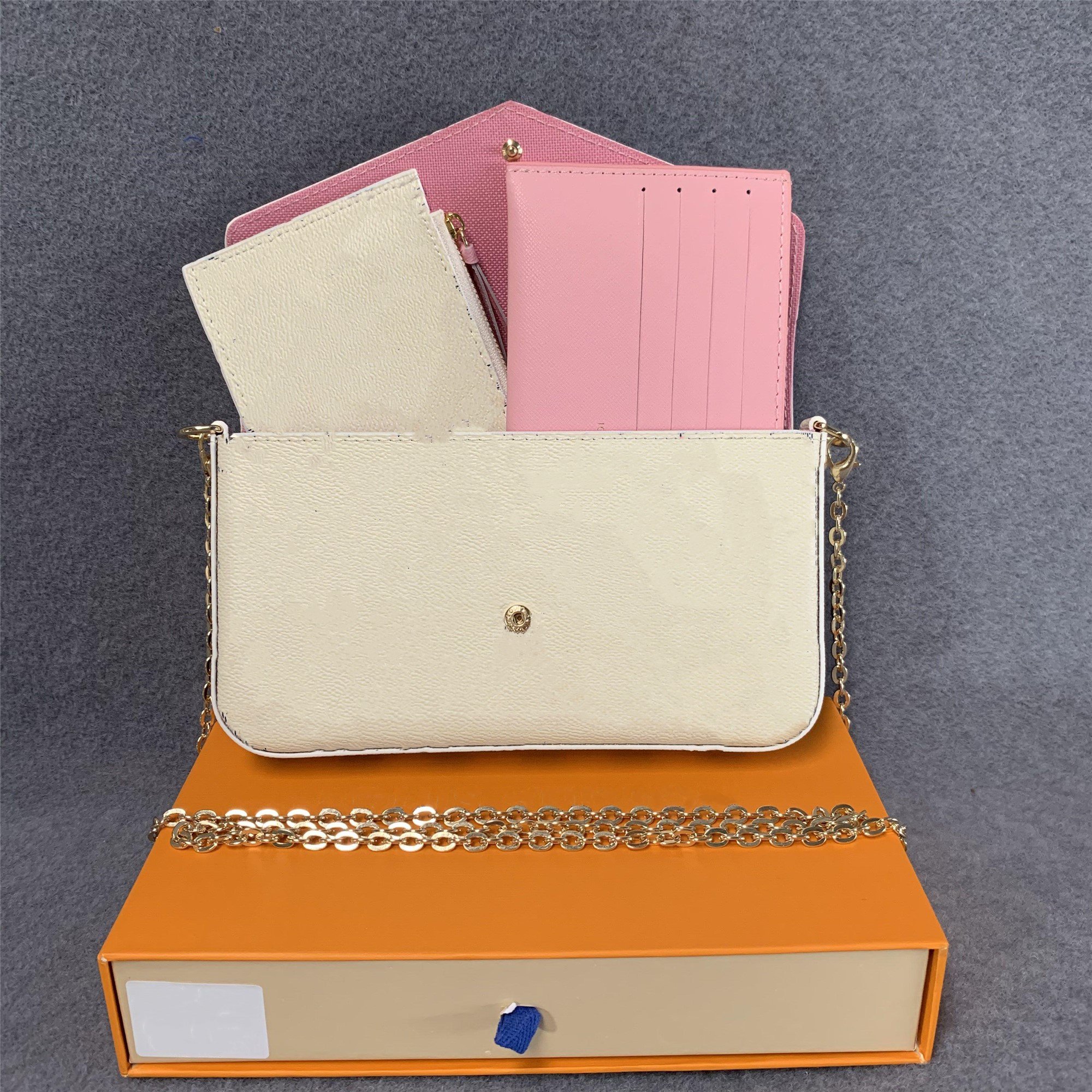 superior quality 3 pcs/set favorite pochette bag women Crossbody Purse Messenger bags Handbags Flowers designer shoulder lady Leather with box, Nvoice - not sold separately
superior quality 3 pcs/set favorite pochette bag women Crossbody Purse Messenger bags Handbags Flowers designer shoulder lady Leather with box, Nvoice - not sold separately