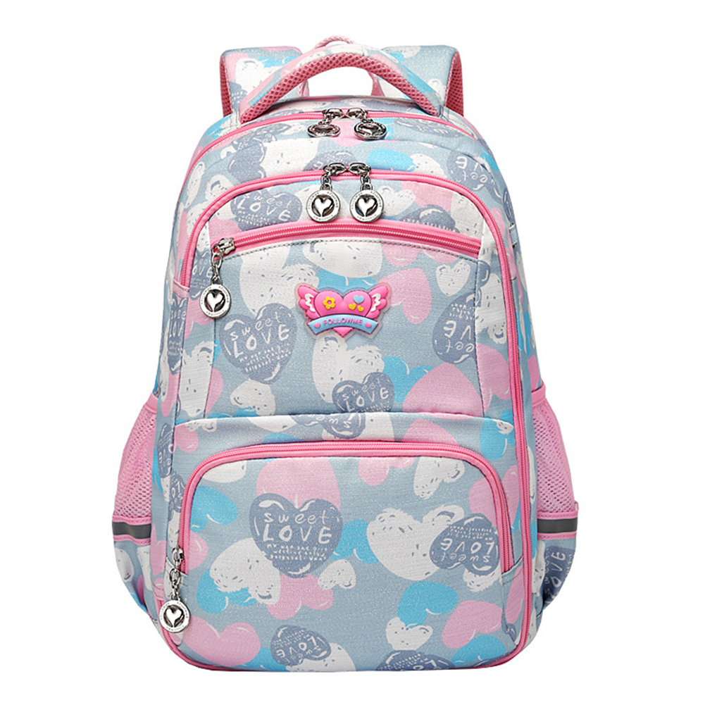 Sweet Heart Prints Primary School Bag Backpack Elementary Girls Bookbag Schoolbag Waterproof Capacity Rucksack Daypack Mochilas, Light grey-pink
Sweet Heart Prints Primary School Bag Backpack Elementary Girls Bookbag Schoolbag Waterproof Capacity Rucksack Daypack Mochilas, Light grey-pink