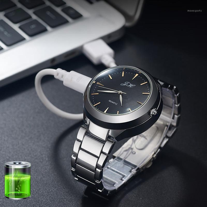 Wristwatches 2021 Men Watch Flameless USB Charging Lighter Watches Black Tungsten Steel Quartz Cigarette Gifts For Boyfriend, 15329gold white dial
Wristwatches 2021 Men Watch Flameless USB Charging Lighter Watches Black Tungsten Steel Quartz Cigarette Gifts For Boyfriend, 15329gold white dial