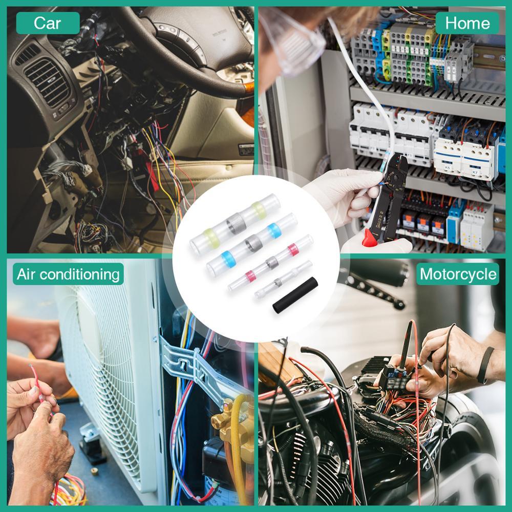 ORIGIN Seal 102pcs Connector Warm Dissipators Terminal Wire Encryption Electric Wire Isolated Solda Water Kit Connector