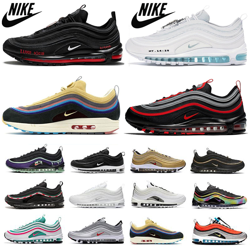 Nike air max 97 mens running shoes manbasketballshoes womens 97s Black Undefeated Sean Wotherspoon MSCHF x INRI Jesus Triple White men women sports sneakers with box, Box (contact us before u order)
Nike air max 97 mens running shoes manbasketballshoes womens 97s Black Undefeated Sean Wotherspoon MSCHF x INRI Jesus Triple White men women sports sneakers with box, Box (contact us before u order)