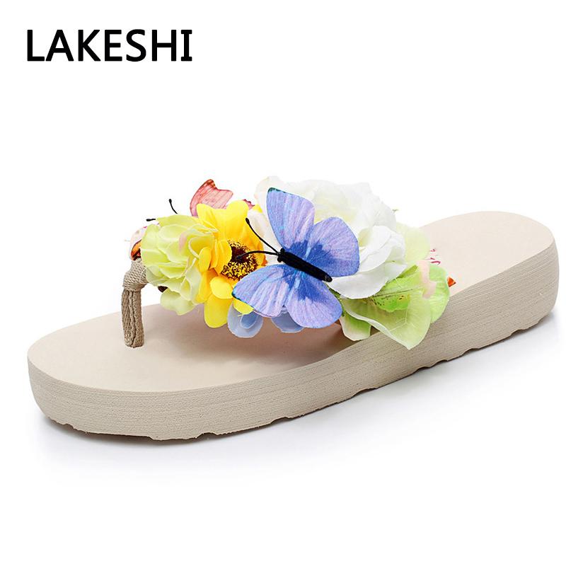 Slippers LAKESHI Fashion Women Flip Flops Summer Home Sandals Platform Bohemian Beach Shoes Flat, Black
Slippers LAKESHI Fashion Women Flip Flops Summer Home Sandals Platform Bohemian Beach Shoes Flat, Black