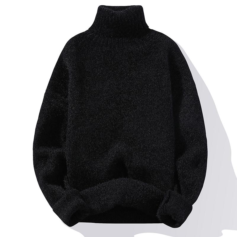 Men's Sweaters Mens Sweater Solid Color Turtleneck Men Knitted Pullovers Winter Causal Man Clothes, White;black 
Men's Sweaters Mens Sweater Solid Color Turtleneck Men Knitted Pullovers Winter Causal Man Clothes, White;black