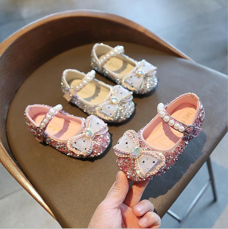 Kids Shoes Children's Leather Shoes Girls Crystal Shoes Bow-knot Rhinestone Bling Shiny Shoe For Wedding Party Dress, Pink
Kids Shoes Children's Leather Shoes Girls Crystal Shoes Bow-knot Rhinestone Bling Shiny Shoe For Wedding Party Dress, Pink