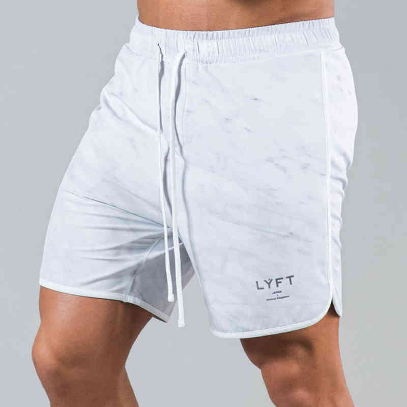 LYFT Summer Breathable Sports Fitness Shorts Men's Quick-Drying Breathable Beach Pants Men's Gym Training Casual Sports Shorts Y220217