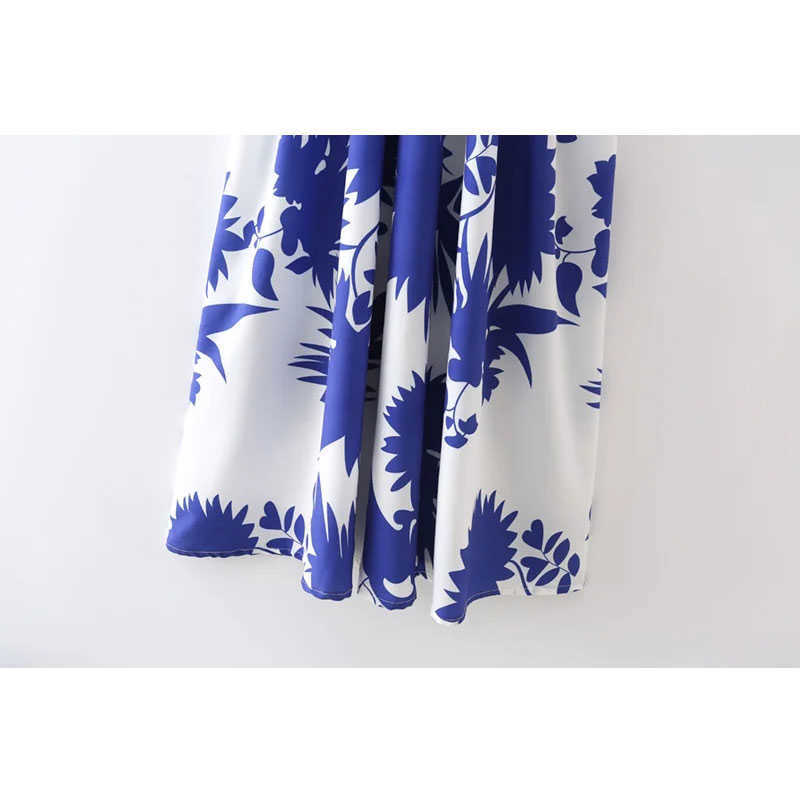 Summer Long Dress Women Vintage Print Sleeveless Ladies Elegant Straps Sundresses Boho Casual 04 210628