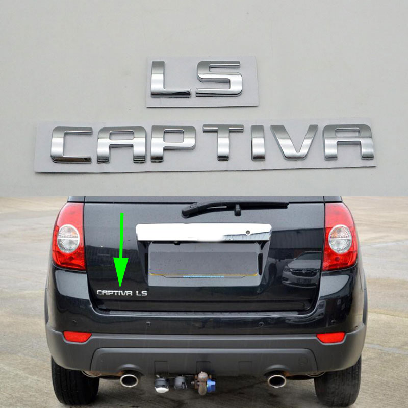 For Chevrolet Captiva LS Captivals Emblem Car Rear Trunk Tailgate Badge Logo Sticker Decal Nameplate, Silver
For Chevrolet Captiva LS Captivals Emblem Car Rear Trunk Tailgate Badge Logo Sticker Decal Nameplate, Silver